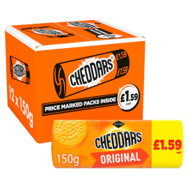 Jacobs cheddars 150g