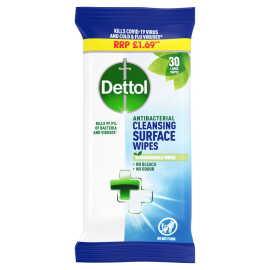 Dettol antibac surface wipes large x30