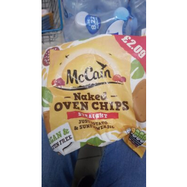 McCain naked oven chips 600g vegan & gf