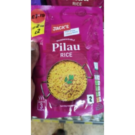 Jacks microwaveable pilau rice 250g