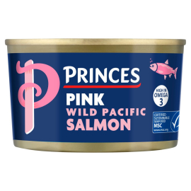Princes pink wild pacific salmon 213g