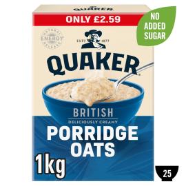 Quaker rolled oats 1kg
