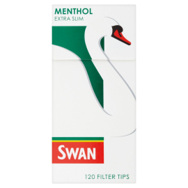 Swan extra menthol slim filter tips x120