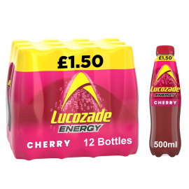 Lucozade energy cherry 500ml
