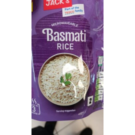 Jacks microwaveable basmati rice 250g