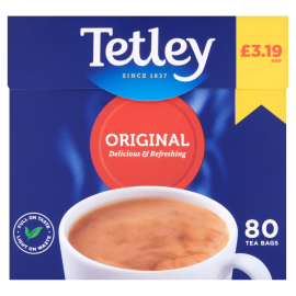 Tetley teabags x80