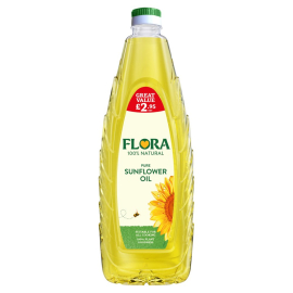 Flora pure sunflower oil 1l £2.95