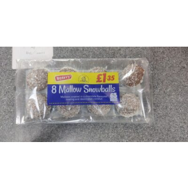 Bobbys 8 mallow snowballs 114g