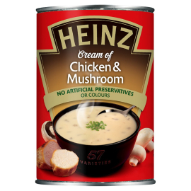Heinz chicken & mushroom soup 400g