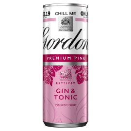 Gordons premium pink gin & tonic 250ml
