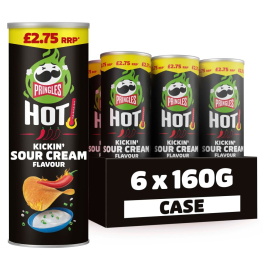 Pringles kickin sour cream 160g