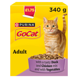 Purina go-cat biscuits w chicken & duck 340g