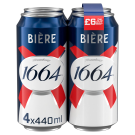 1664 Biere blonde 440ml x4