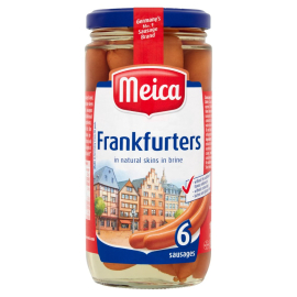 Meica frankfurters in brine x6 jar 375g