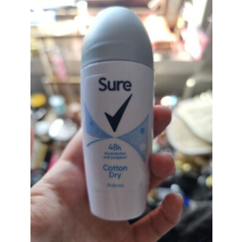 Sure cotton dry roll-on anti-perspirant 50ml