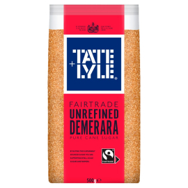 Tate & Lyle fairtrade unrefined demerara sugar 500