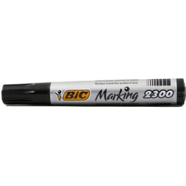 Bic permanent marker black 2300