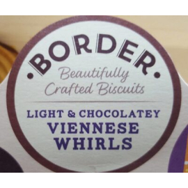 Border milk chocolate Viennese whirls 150g