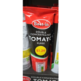 Best-in tomato puree tube 200g
