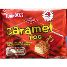 Tunnocks caramel log biscuits x4