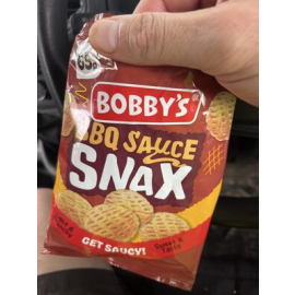 Bobbys potato snax BBQ sauce 28g