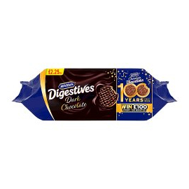 McVities Digestives dark chocolate 266g