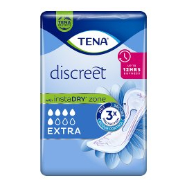 Tena discreet extra pads x10