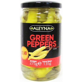 Aleyna green peppers in brine 275g